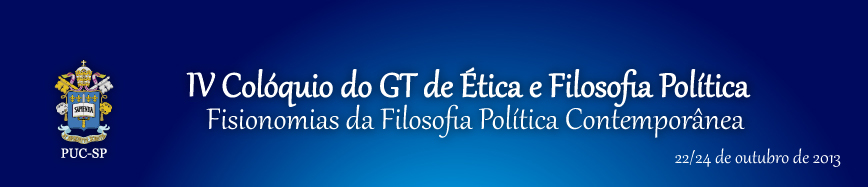 Iv Colóquio Do Gt De Ética E Filosofia Política