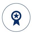 ícone que mostra medalha com um estrela