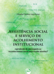 Capa do livro Assistência Social e Serviço de Acolhimento Institucional